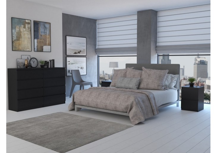 Komoda Malwa M8/140 CZARNY