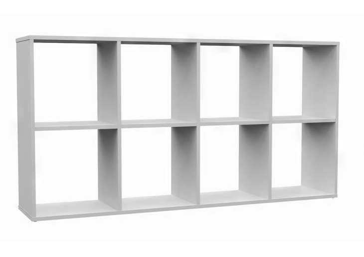 Regał Malax 2X4 BIAŁY