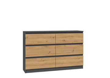 Komoda Malwa M6/120 ANTRACYT ARTISAN