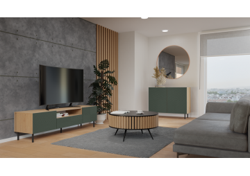 Komoda KAMA 2D/K ARTISAN ZIELEŃ