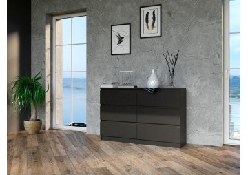 Komoda Malwa M6/120 CZARNY