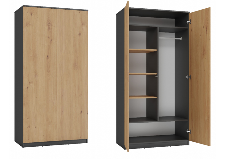 Szafa Malwa SD-90 ANTRACYT ARTISAN