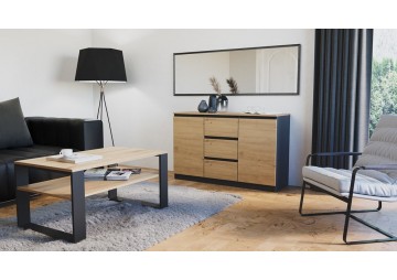 Komoda Malwa 2D3S/BA ANTRACYT ARTISAN