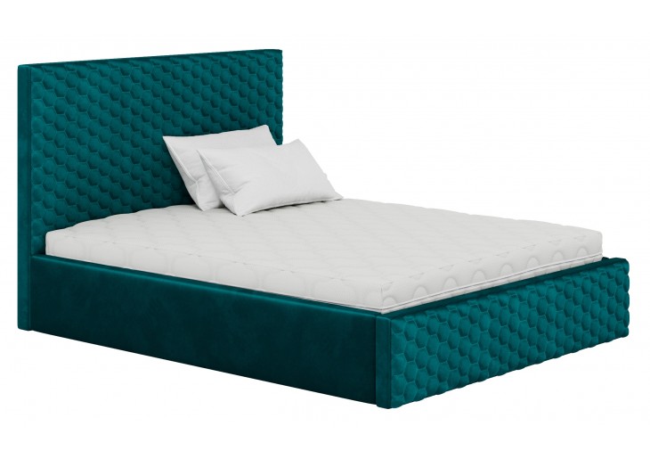 ŁÓŻKO 120x200 Z POJEMNIKIEM - ROMA - TKANINY I KOLORY DO WYBORU