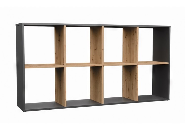 Regał Malax 2X4 ANTRACYT ARTISAN