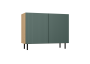 Komoda KAMA 2D SLIM ARTISAN ZIELEŃ