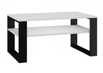 Ława Modern 1P BIAŁY CZERŃ