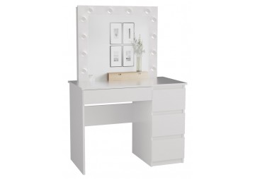 Zestaw toaletka Marina T/L+MIJ/P BIAŁY