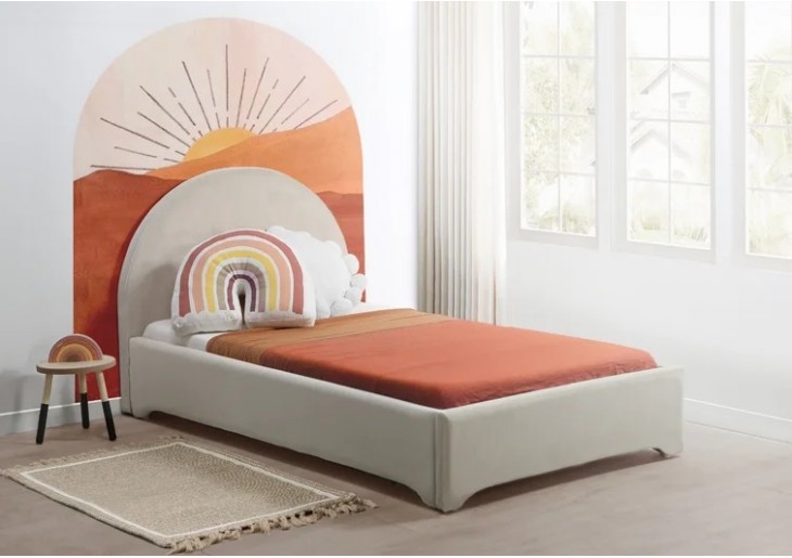 ŁÓŻKO 140x200 ZE STELAŻEM - TULUZA - TKANINY I KOLORY DO WYBORU