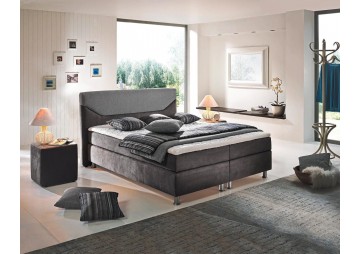 ŁÓŻKO 120x200 KONTYNENTALNE CORTE + 2 POJEMNIKI + MATERACE + TOPER  TKANINY I KOLORY DO WYBORU