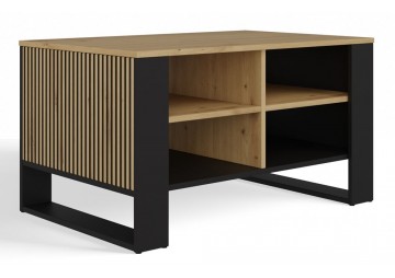 Ława Modern 4P SLIM DĄB ARTISAN CZARNY