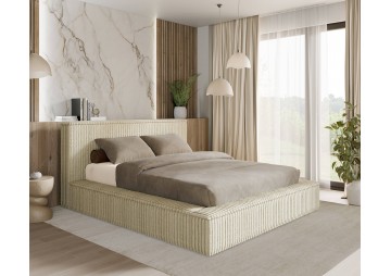 ŁÓŻKO 200x200 Z POJEMNIKIEM -  ETNA TKANINY KOLORY DO WYBORU