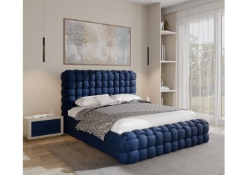 Łóżko 160x200 tapicerowane z pojemnikiem Marsiliana