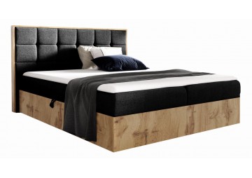 ŁÓŻKO 120X200 KONTYNENTALNE PERDOMA + 2 POJEMNIKI + MATERACE + TOPER TKANINY I KOLORY DO WYBORU