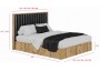 ŁÓŻKO 140x200 Z POJEMNIKIEM - PERUGIA I SOFT 11- OUTLET  36645