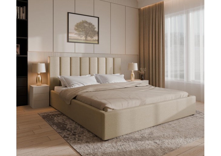 ŁÓŻKO 160x200 Z POJEMNIKIEM - VINCI TKANINY KOLORY DO WYBORU