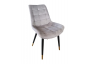 KRZESŁO TAPICEROWANE - BiG 032 WELUR SZARE