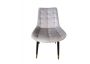 KRZESŁO TAPICEROWANE - BiG 032 WELUR SZARE