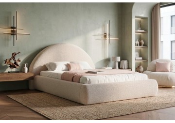 ŁÓŻKO 200x200 Z POJEMNIKIEM - FELINO TKANINY KOLORY DO WYBORU