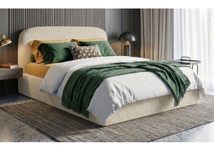 ŁÓŻKO 200x200 Z POJEMNIKIEM - COVO TKANINY KOLORY DO WYBORU