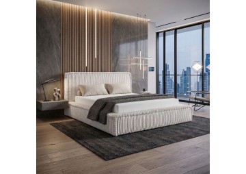 ŁÓŻKO 200x200 Z POJEMNIKIEM - RICCO TKANINY KOLORY DO WYBORU