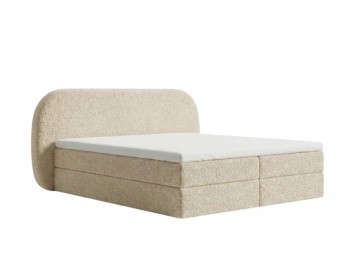 ŁÓŻKO 120X200 KONTYNENTALNE ATTI + 2 POJEMNIKI + MATERACE + TOPER TKANINY I KOLORY DO WYBORU