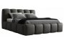 ŁÓŻKO 180x200 Z POJEMNIKIEM -  FIESSE I SOFT 028 ekoskóra I OUTLET - 35502