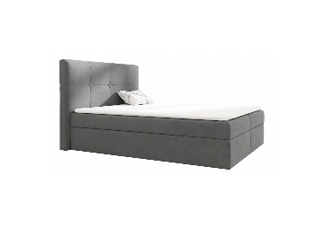 ŁÓŻKO 120X200 KONTYNENTALNE ALMEIRIM + 2 POJEMNIKI + MATERACE + TOPER I MATT VELVET 83 I OUTLET 39649