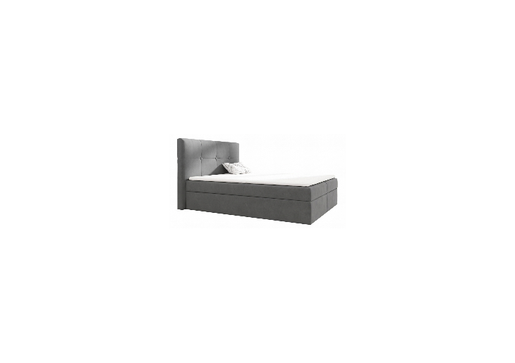 ŁÓŻKO 120X200 KONTYNENTALNE ALMEIRIM + 2 POJEMNIKI + MATERACE + TOPER I MATT VELVET 83 I OUTLET 39649