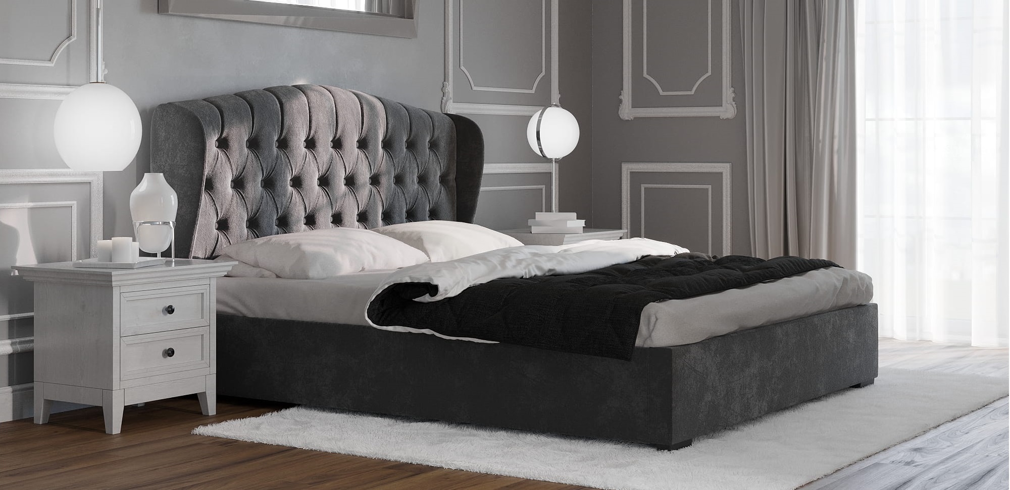 Duży wybór tkanin i kolorów